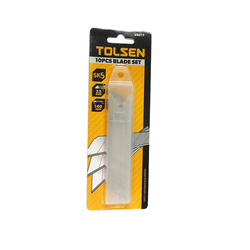 Hộp 10 lưỡi dao thép SK5 25x140mm Tolsen 30017