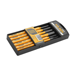 Bộ 6 cây đục dùi công nghiệp Tolsen 25090