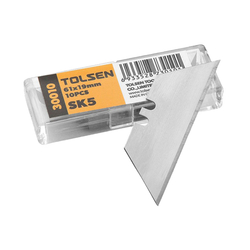 Hộp 10 lưỡi dao 61x19mm Tolsen 30010