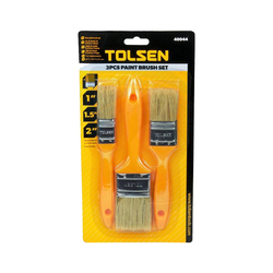 Set of 3 paint brushes 1&#39;&#39;, 1.5&#39;&#39;, 2&#39;&#39; Tolsen 40044