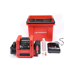 Bộ máy bơm chân không 2 tầng R32 2.0 gồm pin 8Ah và sạc Rothenberger 1000003230