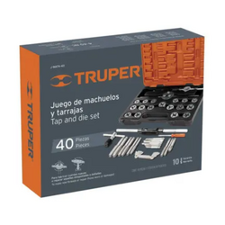 TRUPER J-MATA-40 threading tap set (40 pieces)