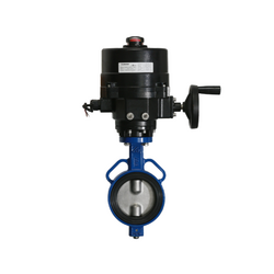 Shin Yi Electric Motorized Butterfly Valve EFMB-0050-16-D2B Blue