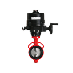 Van bướm động cơ điện Shin Yi EFMB-0080-1K-D2R màu đỏ