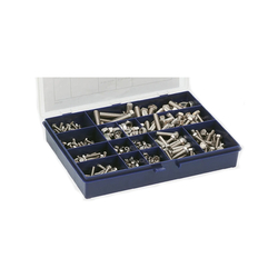 Hộp bu lông, đai ốc RS PRO 5265482 (624 chi tiết)