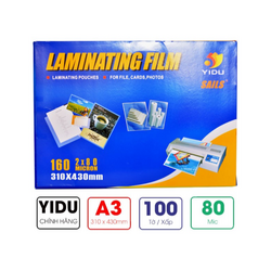 A3 80Mic Plastic Laminating