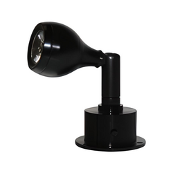 Đèn Led chiếu điểm 1W Duhal DIB0011BV màu đen ánh sáng vàng
