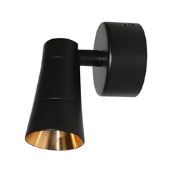 Đèn Led chiếu điểm 6W Duhal DIB0061BV màu đen ánh sáng vàng