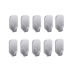Stainless steel wall hook (10 pieces/set)
