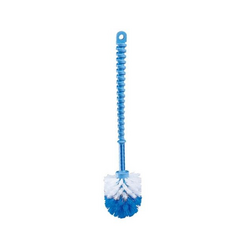 Round toilet brush