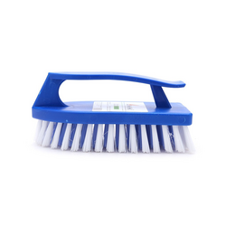 Large handle floor scrubber brush