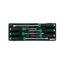 Toptul GAAT0601 flat screwdriver set (6 pieces)