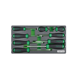 Bộ tua vít dẹt Toptul GEA0909 (9 chi tiết)