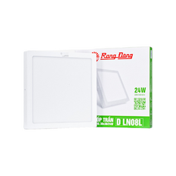 Đèn Led ốp trần Rạng Đông LN08 170x170/12W 6500K SS