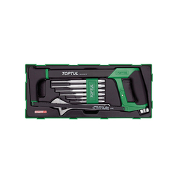 Bộ cưa đột tâm và mỏ lết Toptul GTB08080