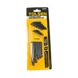 Bộ 13 cây lục giác đầu bi hệ inch Tolsen 20090
