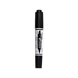 Bút lông dầu 2 đầu Queen PM01Đ đen