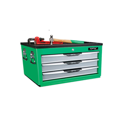 Tủ dụng cụ 3 ngăn Toptul GCAZ0011 (157 chi tiết) màu xanh