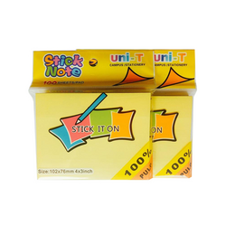 Giấy note vàng 3x4 UniT (100 tờ/ xấp)