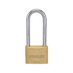 Stanley S742-044 Long, 50mm Wide Brass Padlock