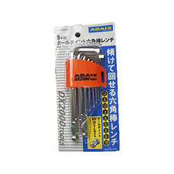 Bộ lục giác đầu bi 9 chi tiết Asahi AZS0910
