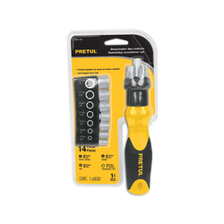 PRETUL DES-14P screwdriver (13 pieces)