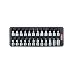 Toptul GAAT2403 1/2inch screwdriver bit set (24 pieces)