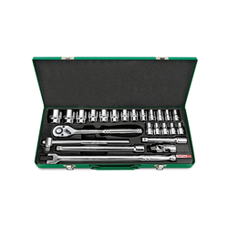 Toptul GCAD2403 1/2inch Hexagon Socket Set (24 pieces)