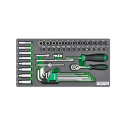 Bộ dụng cụ 1/4inch Toptul GEA5004 (50 chi tiết)
