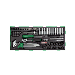 Toptul GTB72020 Socket and Hexagon Socket Set (72 pieces)