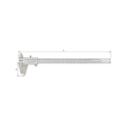 Toptul IACA0300 stainless steel Vernier caliper
