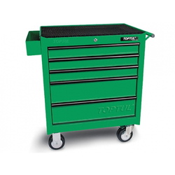 Toptul TCAF0501 green 5-compartment trolley cabinet