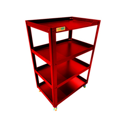 NAM RACK N0R4 red 4-tier tool cart