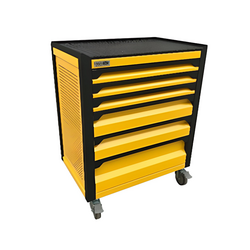 NAM RACK N0T1RD6 6-compartment tool cabinet, yellow
