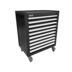 NAM RACK N0RD10 10-compartment tool cabinet, black