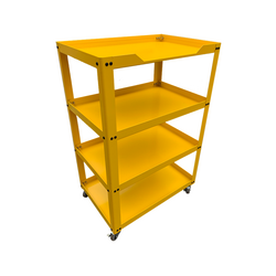 NAM RACK N0R4 4-tier tool cart, yellow