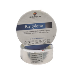 Băng keo chống cháy 10mx5cm Isoltema Fanxisil BU-TYLENE ALU BRICO màu xám