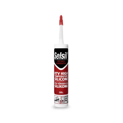Keo silicon chịu nhiệt 280ml Selsil RTV màu đỏ