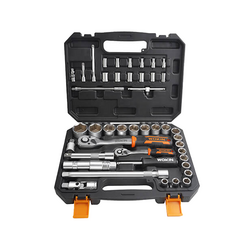 Wokin 155545 45-piece 1/4 - 1/2 inch socket set