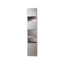Máy sấy tay âm tường kết hợp tủ đựng giấy và thùng rác Toto TYC602P