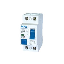 2P 63A MPE MEL-30/263 Leakage current circuit breaker, 30mA/100mA