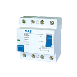 4p Leakage current circuit breaker, In 25A MPE MEL-30/425 Leakage current 30mA/100mA