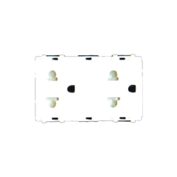 MPE A6UES2 3-pin double socket