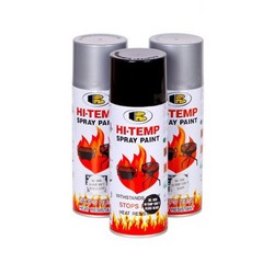 Sơn xịt chịu nhiệt Hi-Temp 1200ºF 400cc BOSNY B1 màu đen bóng