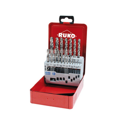 Bộ mũi khoan DIN 338 HSS-G 19 chi tiết Ruko 214214