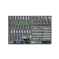 Toptul GED6504 1/2inch screwdriver set (65 pieces)