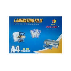 A4 60Mic Plastic Laminating
