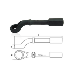 Toptul AAAUA0A0 closed ring wrench