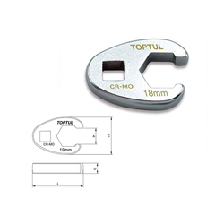 Toptul AFAV1222 18mm torque wrench connector