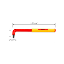 VDE Toptul AIAE2717V4 L-shaped star wrench